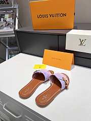 Louis Vuitton Lock It Flat Mule Rose Pink 1AA0ZY - 6