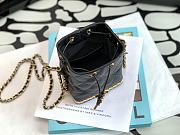 CHANEL SMALL BUCKET WITH CHAIN Lambskin & Gold-Tone Metal Black - AP2750 - 5