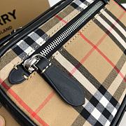 Burberry Vintage Check and Leather Crossbody Bag Archive Beige - 22.5×14.5×8cm - 2