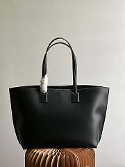 BUBERRY Medium Check and Leather Tote Black - 34x14x28cm - 6
