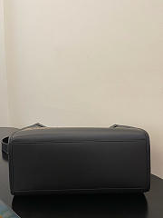Fendi Sunshine Medium Fendace Printed black leather Logo shopper - 8BH386 - 35x17x31cm - 2