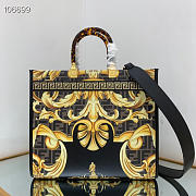 Fendi Sunshine Medium Fendace Printed FF leather shopper - 8BH386 - 35x17x31cm - 4