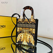 Mini Sunshine Shopper Fendace Printed FF leather mini bag - 8BS051 - 13x18x6.5cm - 2
