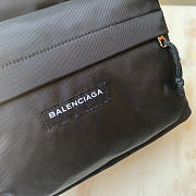 BALENCIAGA Explorer Backpack in black recycled nylon - 36x49x13cm - 2