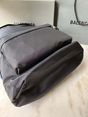 BALENCIAGA Wheel Backpack in black recycled nylon -  36x49x13cm - 5