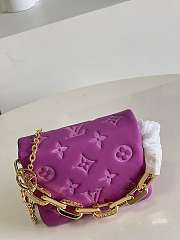 LV Coussin Belt Bag Monogram Pattern Purple - M81127 - 13x11x6cm - 2