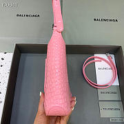 Balenciaga crocodile crossbody Sweet Pink bag - 23x16x5cm - 6