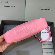 Balenciaga crocodile crossbody Sweet Pink bag - 23x16x5cm - 5