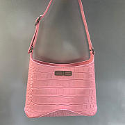 Balenciaga crocodile crossbody Sweet Pink bag - 23x16x5cm - 3