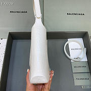 Balenciaga crocodile crossbody white bag - 23x16x5cm - 4