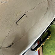 Gucci Mini Horsebit 1955 Bag White - 658574 - 20x14x5cm - 5