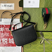 Gucci Mini Horsebit 1955 Bag Black - 658574 - 20x14x5cm - 3