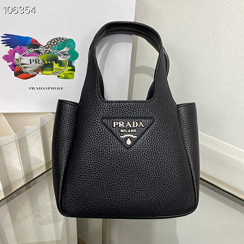 PRADA Leather handbag black - 1BA349 - 18x15.5x10cm