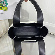 PRADA Leather handbag white/black - 1BA349 - 15.5x10x18cm - 4