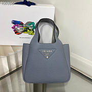 PRADA Leather handbag blue - 1BA349 - 15.5x10x18cm - 1