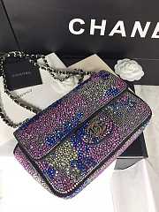 Chanel chanel swarovski crystal flap bag - 20cm - 4