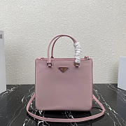 PRADA brushed leather tote Aqua light pink - 1BA330 - 25x23x6cm - 1