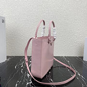 PRADA brushed leather tote Aqua light pink - 1BA330 - 25x23x6cm - 6