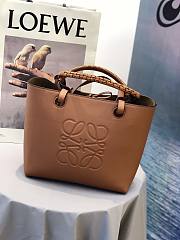 LOEWE Small Anagram Tote bag in classic calfskin tan - 29x14x25cm - 1