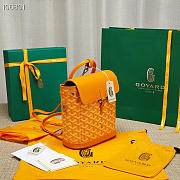 GOYARD Alpin Mini Backpack Yellow - 18.5x21.5x8.5cm - 2