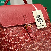 GOYARD Alpin Mini Backpack Red - 18.5x21.5x8.5cm - 6