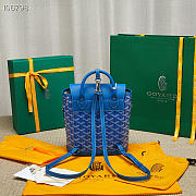 GOYARD Alpin Mini Backpack Light Blue - 18.5x21.5x8.5cm - 5