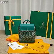 GOYARD Alpin Mini Backpack Green - 18.5x21.5x8.5cm - 1