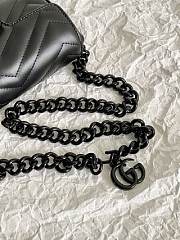 GG Marmont belt bag black leather - ‎699757 - 16.5x10x5cm - 2