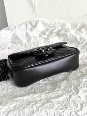 GG Marmont belt bag black leather - ‎699757 - 16.5x10x5cm - 3