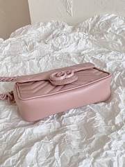 GG Marmont belt bag pink leather - ‎699757 - 16.5x10x5cm - 5