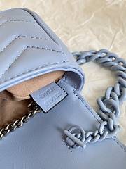 GG Marmont belt bag blue leather - ‎699757 - 16.5x10x5cm - 6