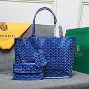 GOYARD Saint Louis GM Bag light blue - 34x46x15cm - 1