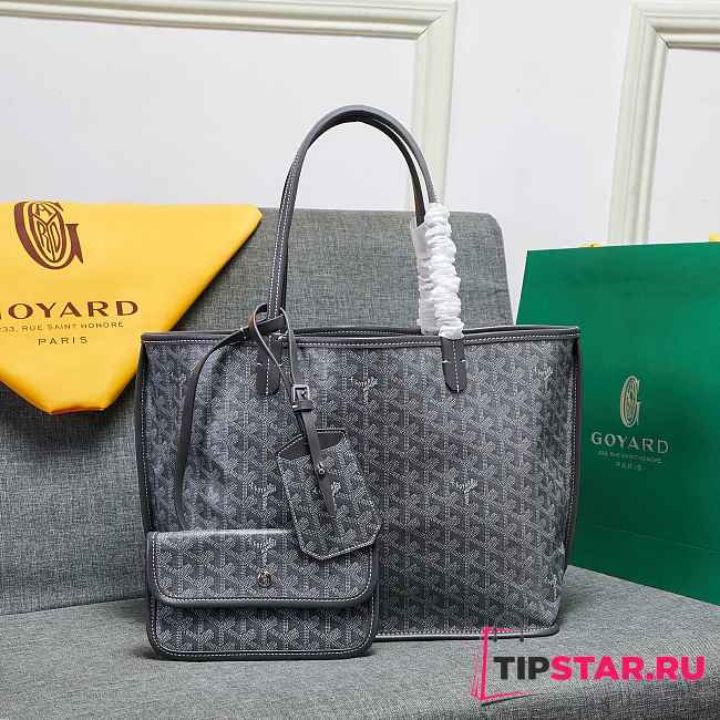 GOYARD Saint Louis GM Bag grey - 34x46x15cm - 1