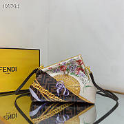 Fendi First Small Fendace bag in multicolor silk print - 26x9.5x18cm - 1