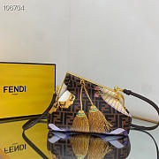 Fendi First Small Fendace bag in multicolor silk print - 26x9.5x18cm - 6