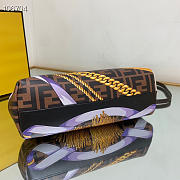 Fendi First Small Fendace bag in multicolor silk print - 26x9.5x18cm - 5