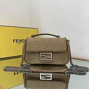 FENDI Baguette Chain Midi brown - 8BR793 - 24x7x14.5cm - 1