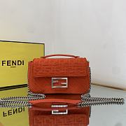 FENDI Baguette Chain Midi red - 8BR793 - 24x7x14.5cm - 1