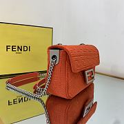 FENDI Baguette Chain Midi red - 8BR793 - 24x7x14.5cm - 6