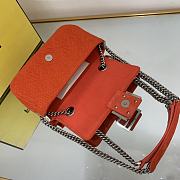 FENDI Baguette Chain Midi red - 8BR793 - 24x7x14.5cm - 5