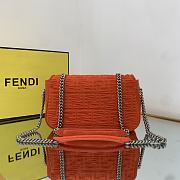 FENDI Baguette Chain Midi red - 8BR793 - 24x7x14.5cm - 3