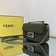 FENDI Baguette Chain Midi green - 8BR793 - 24x7x14.5cm - 6