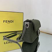 FENDI Baguette Chain Midi green - 8BR793 - 24x7x14.5cm - 5