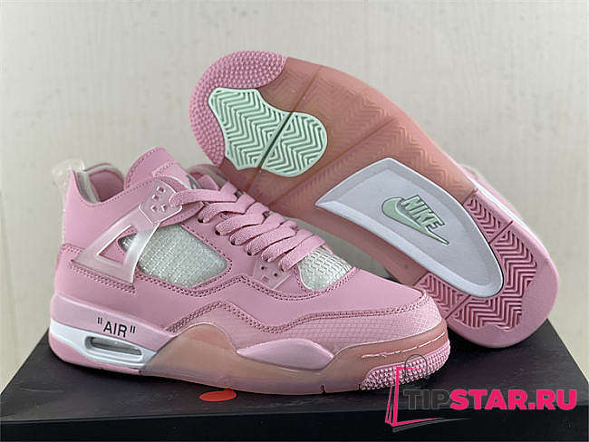 OFF-WHITE x AJ4 Pink Pastel - 1