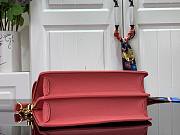 Louis Vuitton Mini Dauphine Handbag Pink M20750 Size 25x17x10.5 cm - 5