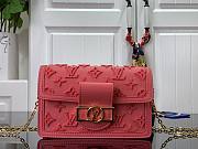 Louis Vuitton Mini Dauphine Handbag Pink M20749 Size 18x12x5 cm - 1