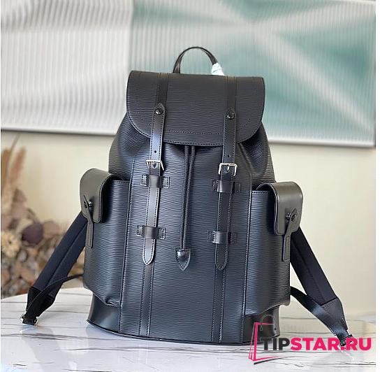 LV Christopher backpack epi leather black M50159 26cm - 1