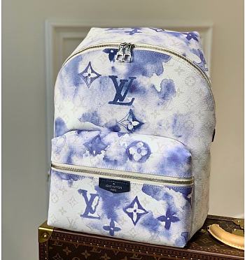 Louis Vuitton Discovery Backpack Monogram Other in Blue M45760 