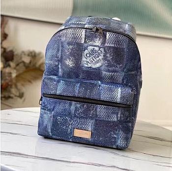 Louis Vuitton Discovery Backpack Damier Other in Blue N50060 
