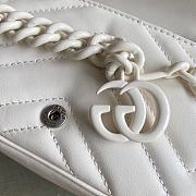 GG Marmont Belt Bag White 699757 Size 16.5×10.2×5.1cm - 2